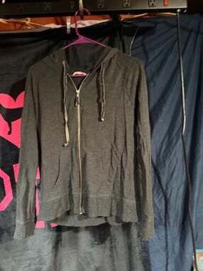 Victoria's Secret Rhinestone Angel Wings Zip-Up Hoodie Size M